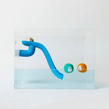 Load image into Gallery viewer, Matchstick Monkey Bathtime Slide Set - Blue
