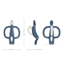 Load image into Gallery viewer, Matchstick Monkey Original Teething Toy With Tail - Airforce Blue
