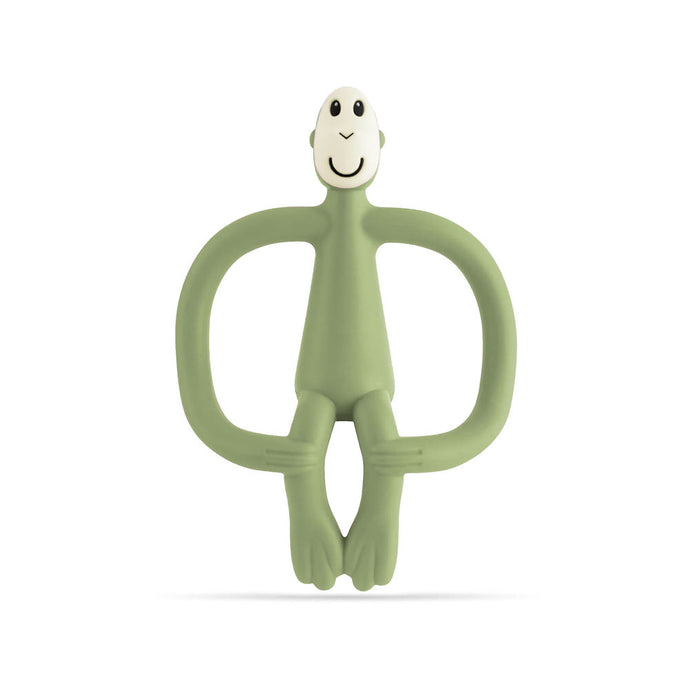 Matchstick Monkey Original Teething Toy With Tail - Olive