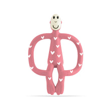 Load image into Gallery viewer, Matchstick Monkey Original Teething Toy with Tail - Love Hearts
