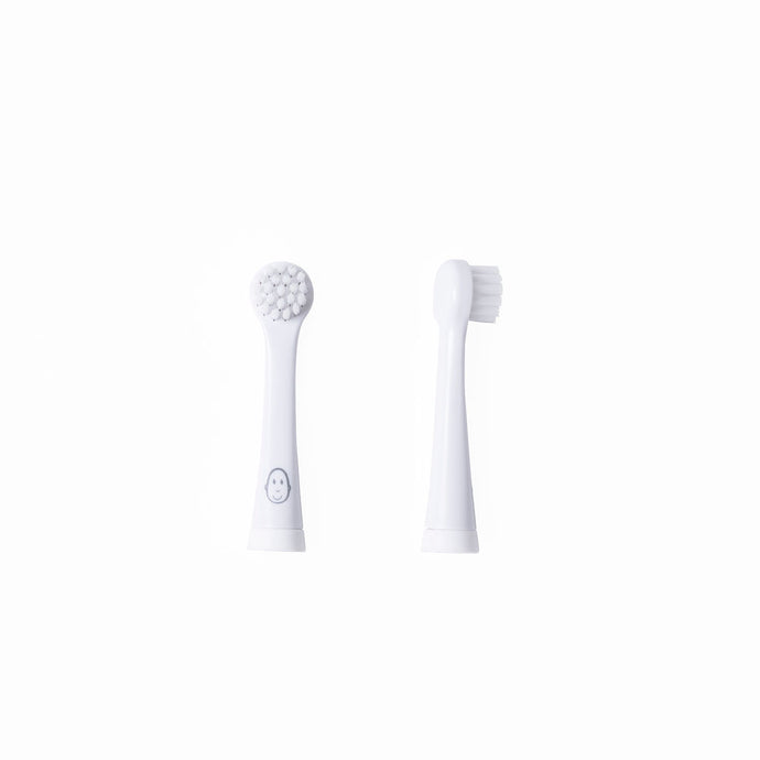 Matchstick Monkey Toothbrush Replacement Heads - White