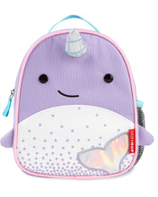 Load image into Gallery viewer, Skip Hop Zoo Mini Backpack with Reins - Narwhal
