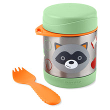Load image into Gallery viewer, Skip Hop Zoo Insulated Food Jar - Raccoon

