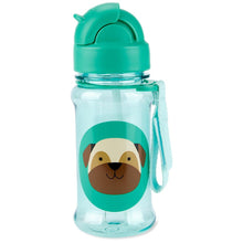 Load image into Gallery viewer, Skip Hop ZOO Tritan Renew Straw Bottle- Pug
