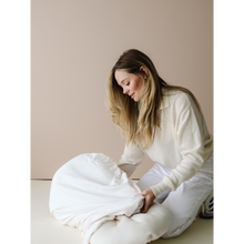 Load image into Gallery viewer, Snuggle Me Natural Infant Lounger with Natural Cove
