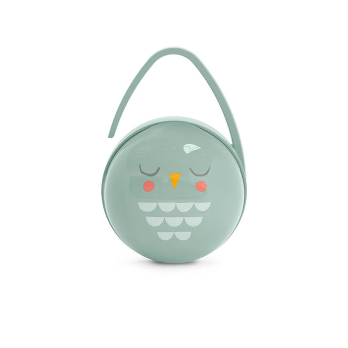 Suavinex Duo Soother Case - Bonhomia Owl Green