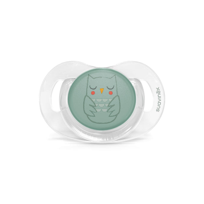 Suavinex Bonhomia Owl SX Pro Soother 0-6 Months - Green