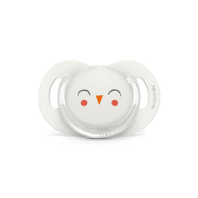 Suavinex Premium Soother with SX Pro Physiological Silicone Teat 6-18M - Bonhomia Owl Beige