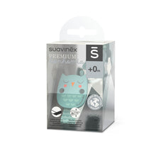 Load image into Gallery viewer, Suavinex Soother Clip with Ribbon - Bonhomia Owl Green
