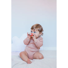 Load image into Gallery viewer, Suavinex Cloud Silicone Educational Teething Ring - Multicolour
