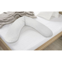 Load image into Gallery viewer, Theraline The Original Maternity &amp; Nursing Pillow Cover - Light Grey Muslin
