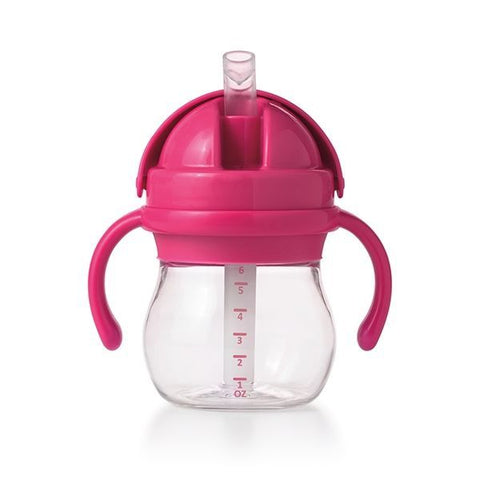OXO Tot Grow Straw Cup With Removable Handles - Pink