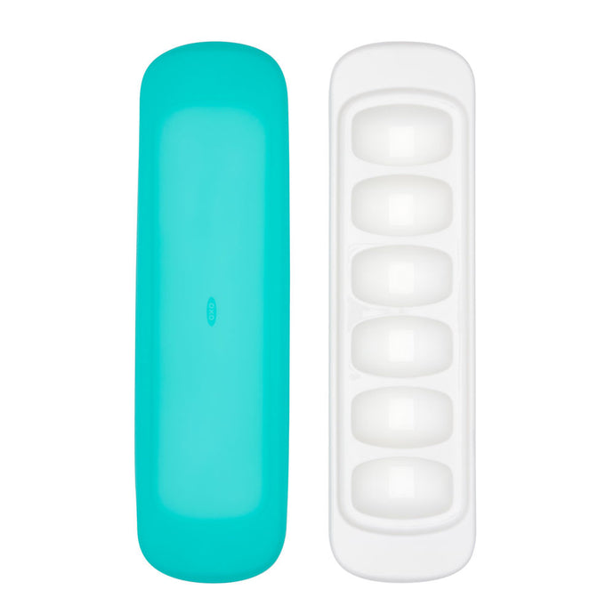 OXO Tot Baby Food Freezer Tray with Silicone Lid - Teal