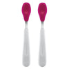 OXO Tot Feeding Spoon Set with Soft Silicone - Pink