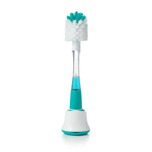 Load image into Gallery viewer, OXO Tot Soap Dispensing Bottle Brush With Stand - Teal
