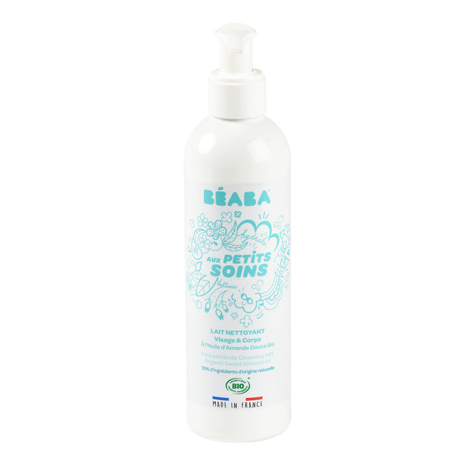 Beaba Organic Face and Body Cleansing Milk with Sweet Almond Oil - 250 ml