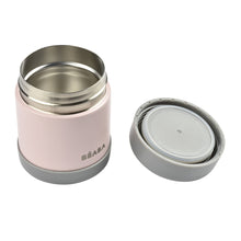 Load image into Gallery viewer, Beaba Stainless Steel Food Container 300ml - Dark Mist/Light Pink

