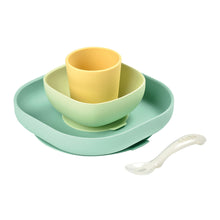 Load image into Gallery viewer, Beaba Silicone Suction Meal Set - Yellow

