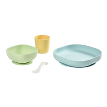 Load image into Gallery viewer, Beaba Silicone Suction Meal Set - Yellow

