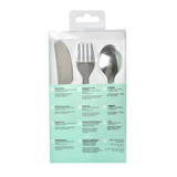 Beaba Stainless Steel Training Cutlery 3 Piece Set - Old Pink