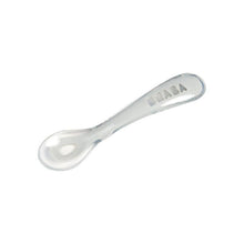 Load image into Gallery viewer, Beaba 2nd Stage Soft Silicone Spoon - Velvet Grey
