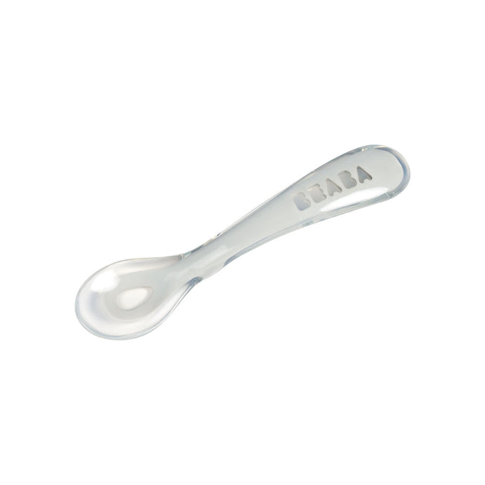 Beaba 2nd Stage Soft Silicone Spoon - Velvet Grey