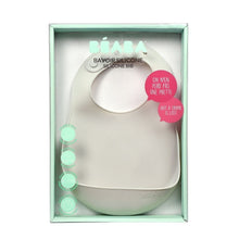 Load image into Gallery viewer, Beaba Silicone Bib - Light Mist
