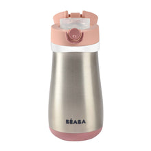 Load image into Gallery viewer, Beaba Stainless Steel Spout Bottle 350ml - Pink
