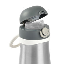 Load image into Gallery viewer, Beaba Stainless Steel Spout Bottle 350ml - Mineral Grey
