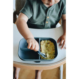 Beaba Silicone Suction Divided Plate - Mineral