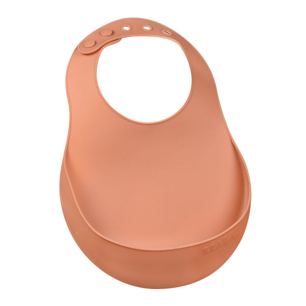 Beaba Silicone Bib - Terracotta
