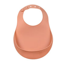 Load image into Gallery viewer, Beaba Silicone Bib - Terracotta
