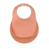 Beaba Silicone Bib - Terracotta