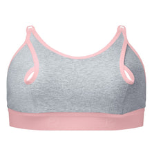 Load image into Gallery viewer, Bravado Designs Clip and Pump Hands-Free Nursing Bra Accessory - Dove Heather with Dusted Peony XL
