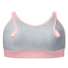 Bravado Designs Clip and Pump Hands-Free Nursing Bra Accessory - Dove Heather with Dusted Peony XL