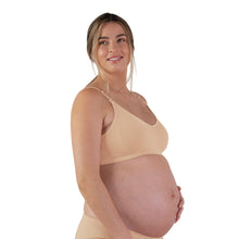 Load image into Gallery viewer, Bravado Designs Body Silk Seamless Nursing Bra - Sustainable - Butterscotch M
