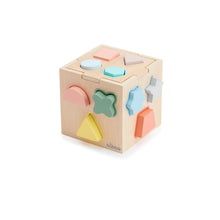 Load image into Gallery viewer, Bubble Wooden Shape Sorting Cube
