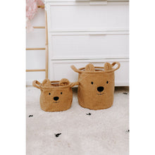 Load image into Gallery viewer, Childhome Teddy Storage Basket - Brown - 25x20x20CM
