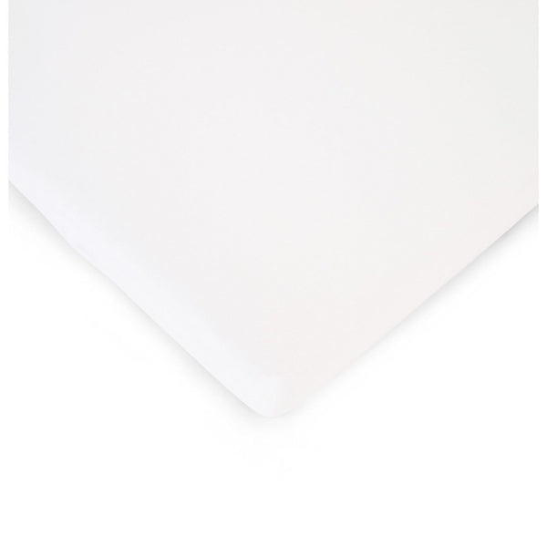 Childhome Fitted Sheet Baby Bed - Bio Cotton - White - 60X120CM