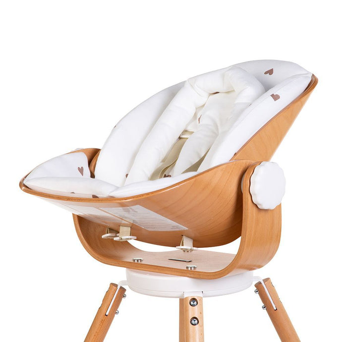 Childhome Evolu Newborn Seat Cushion - Jersey Hearts