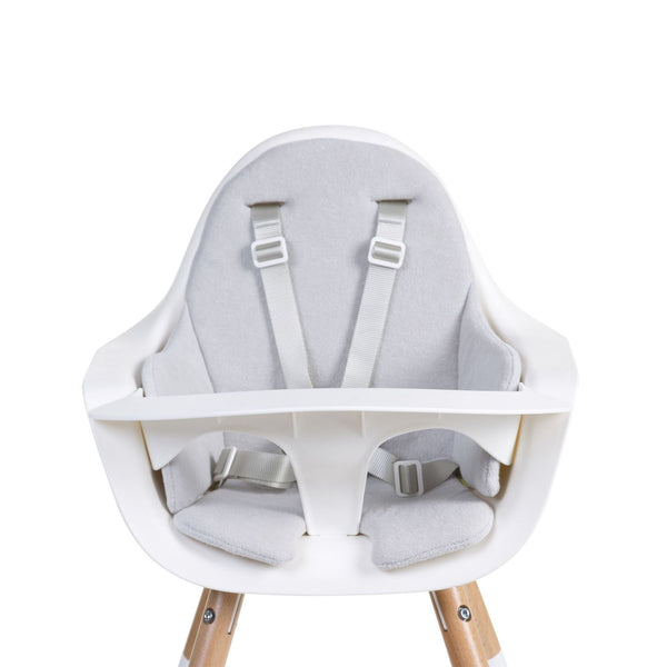 Childhome Evolu Seat Cushion - Tricot Pastel Mouse Grey