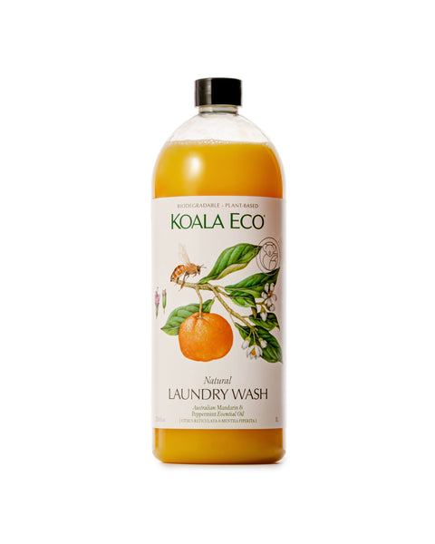 Koala Eco Natural Laundry Wash Mandarin & Peppermint Essential Oil - 1L