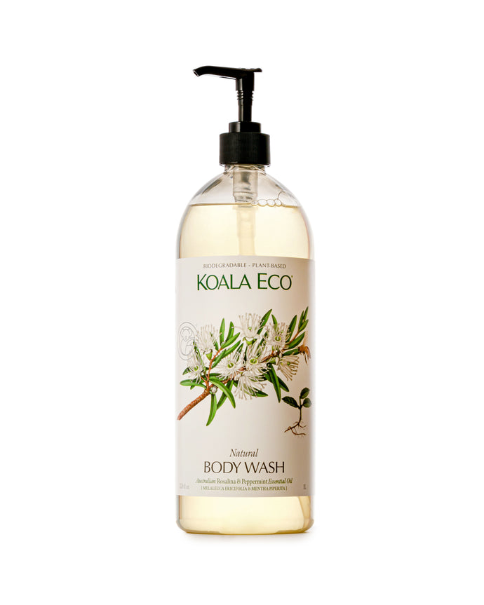 Koala Eco Natural Body Wash Rosalina & Peppermint Essential Oil - 1L