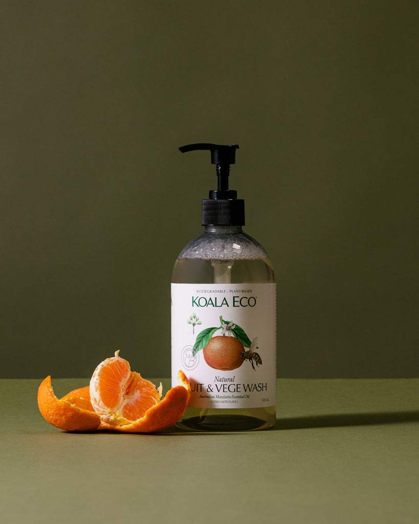 Koala Eco Natural Fruit & Vegetable Wash Mandarin Essential Oil 500m