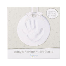 Load image into Gallery viewer, Pearhead Little Pear Baby Print Hanging Keepsake - White
