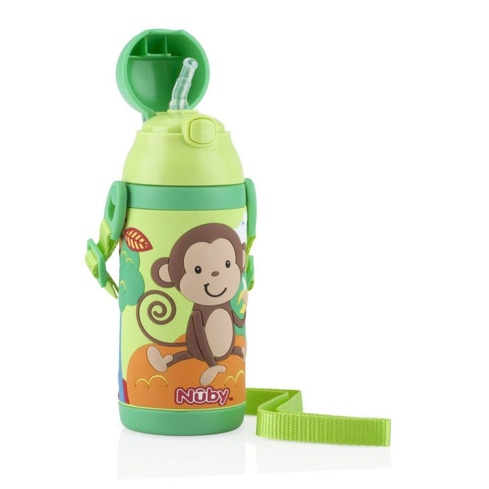 Nuby Stainless Steel 3D Insulated Cup - Green