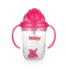 Load image into Gallery viewer, Nuby Unprinted Flip-it with Handles Cup - Pink
