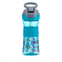 Load image into Gallery viewer, Nuby Soft Spout On the Go Sports Bottle with Push Button - Aqua
