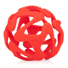 Load image into Gallery viewer, Nuby Tuggy Teething Ball - Red
