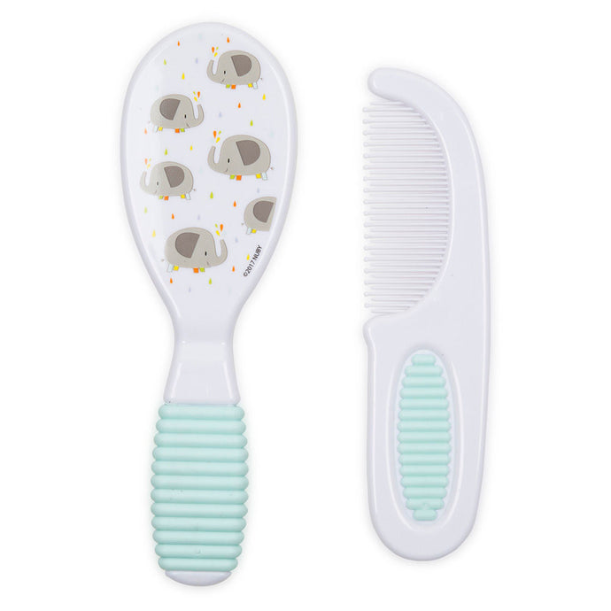 Nuby Comb & Brush Set - Elephant